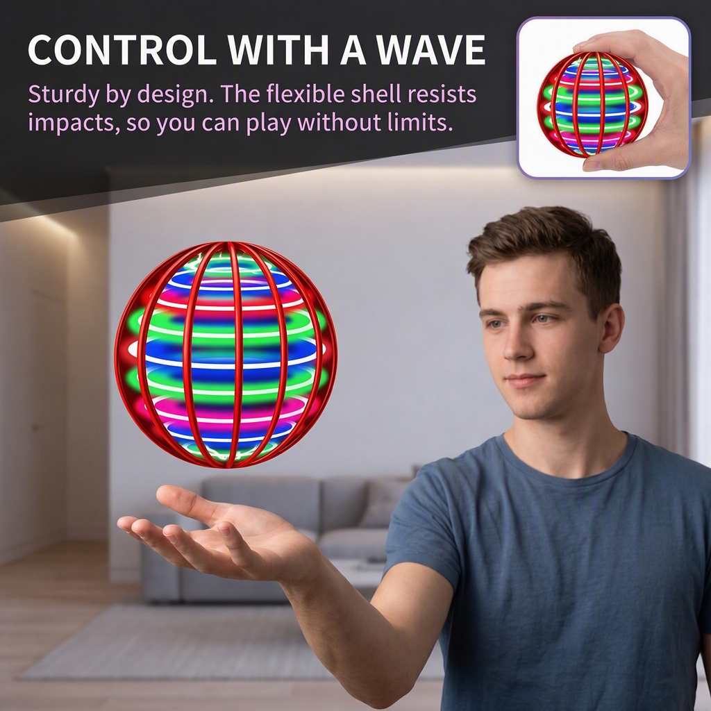 Magic Hand Control Flying Ball - Drone Kit Tricopter review and price