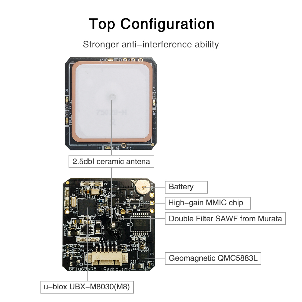Radiolink M10N GPS SE100 Modul - Drone Kit Hexacopter review and price